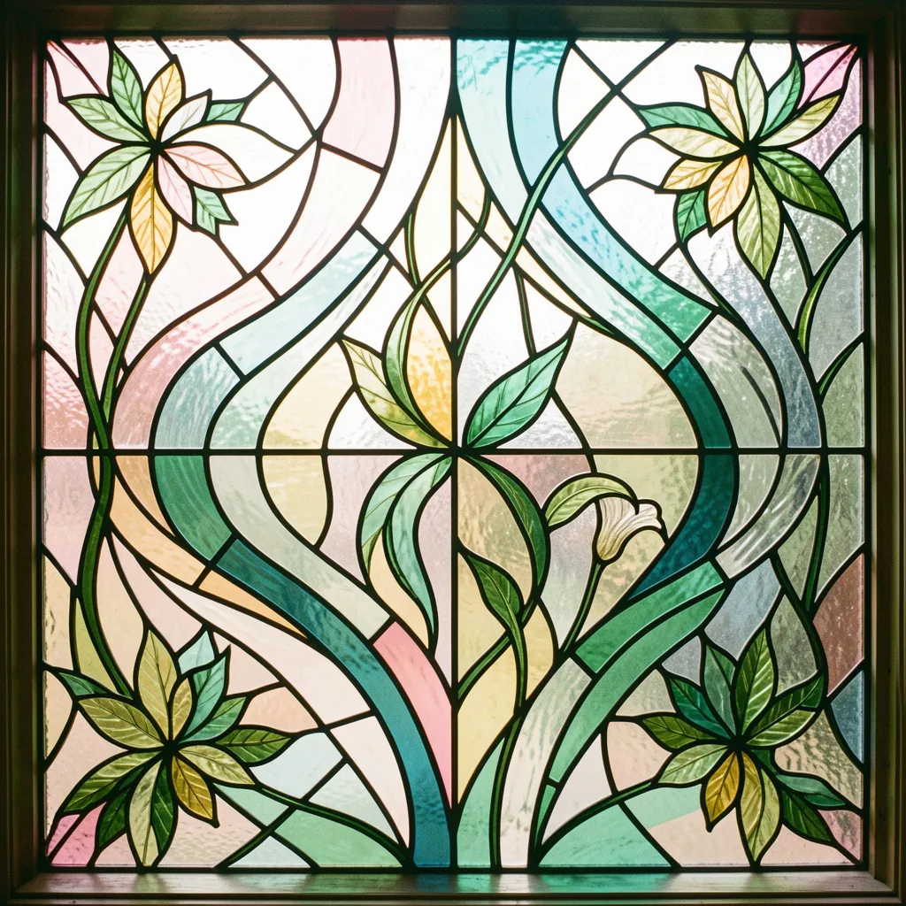 Gebrandschilderd glas kunstwerk