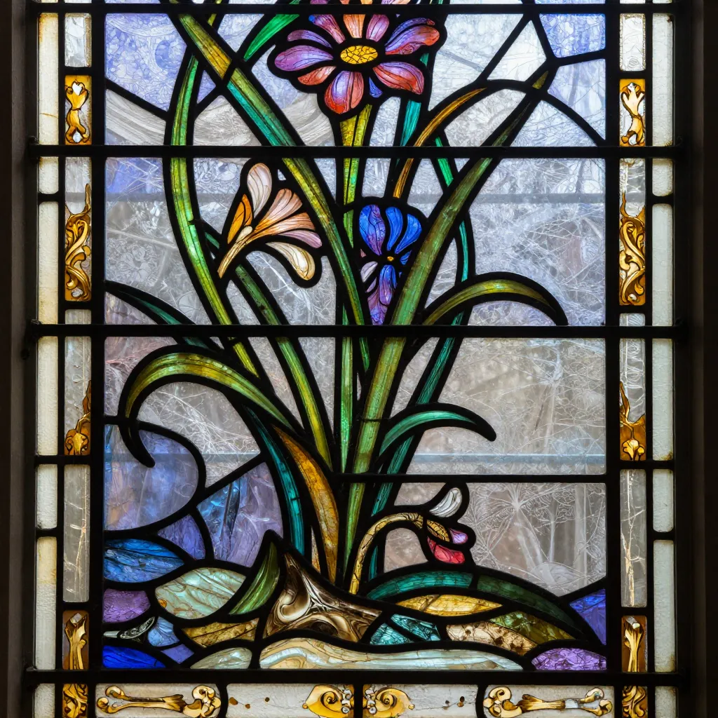 Aangepaste glaswerken